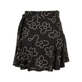 Black - Back - Urban Classics Womens-Ladies Flower Mini Skort