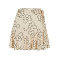 Soft Seagrass - Front - Urban Classics Womens-Ladies Flower Mini Skort