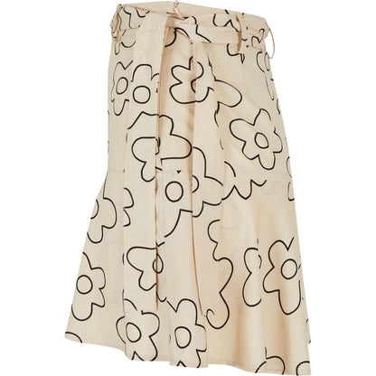 Soft Seagrass - Lifestyle - Urban Classics Womens-Ladies Flower Mini Skort