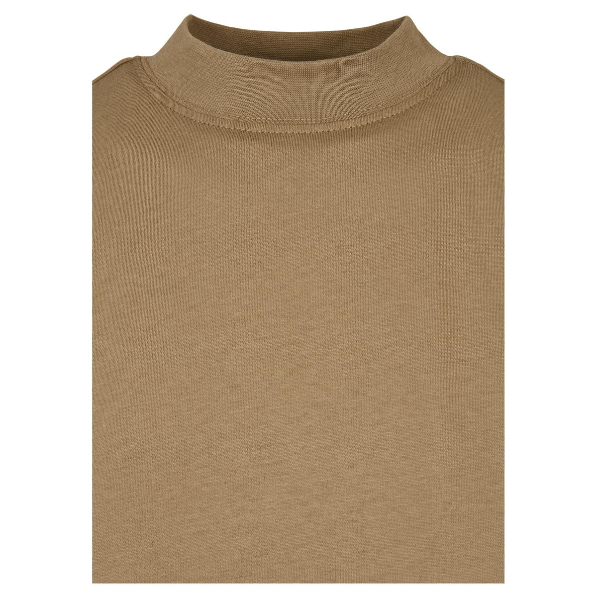 Khaki Green - Side - Urban Classics Womens-Ladies Turtle Extended Shoulder Dress