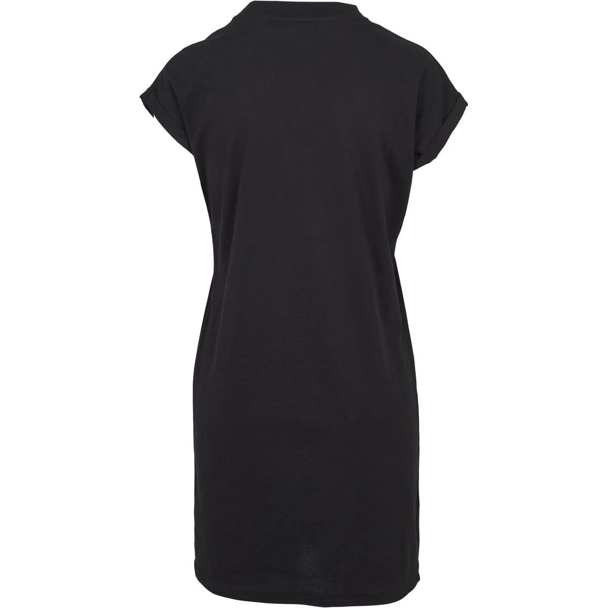 Black - Back - Urban Classics Womens-Ladies Turtle Extended Shoulder Dress
