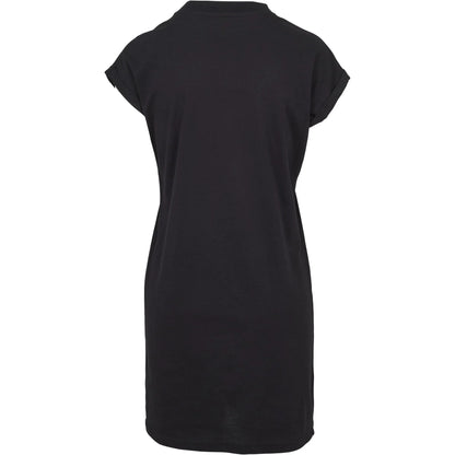 Black - Back - Urban Classics Womens-Ladies Turtle Extended Shoulder Dress