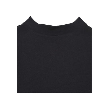 Black - Side - Urban Classics Womens-Ladies Turtle Extended Shoulder Dress