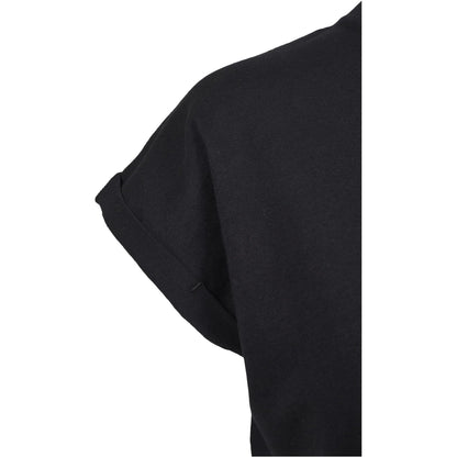 Black - Lifestyle - Urban Classics Womens-Ladies Turtle Extended Shoulder Dress