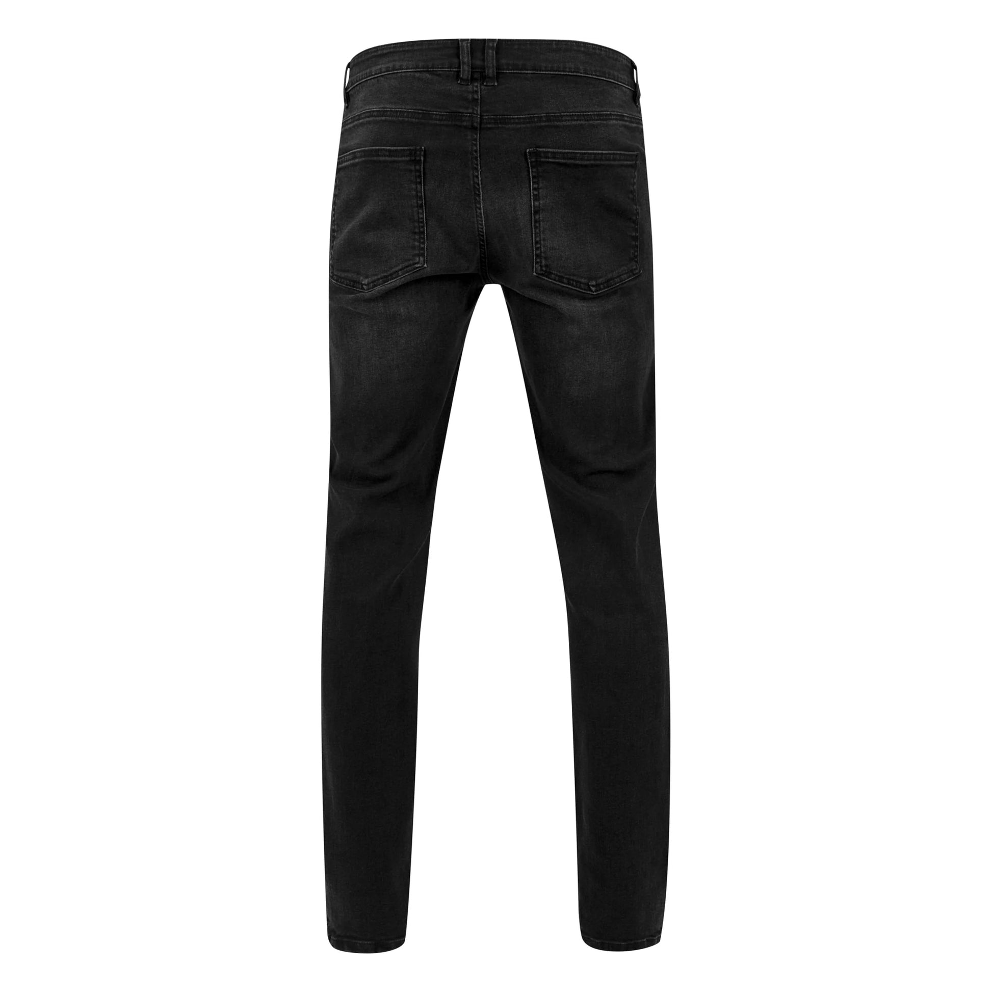 Black Wash - Back - Urban Classics Mens Denim Stretch Jeans