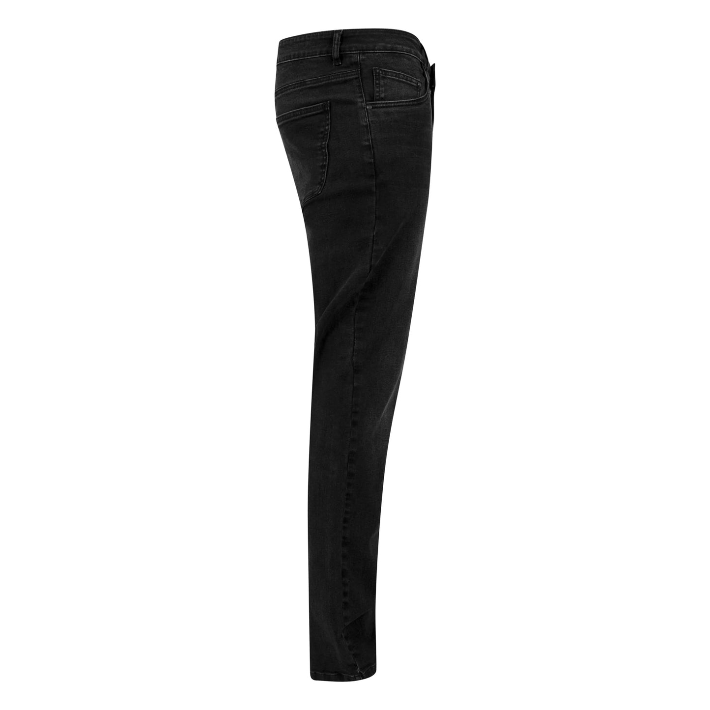 Black Wash - Lifestyle - Urban Classics Mens Denim Stretch Jeans