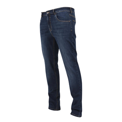 Dark Blue - Pack Shot - Urban Classics Mens Denim Stretch Jeans