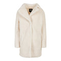 White Sand - Front - Urban Classics Womens-Ladies Sherpa Oversized Coat