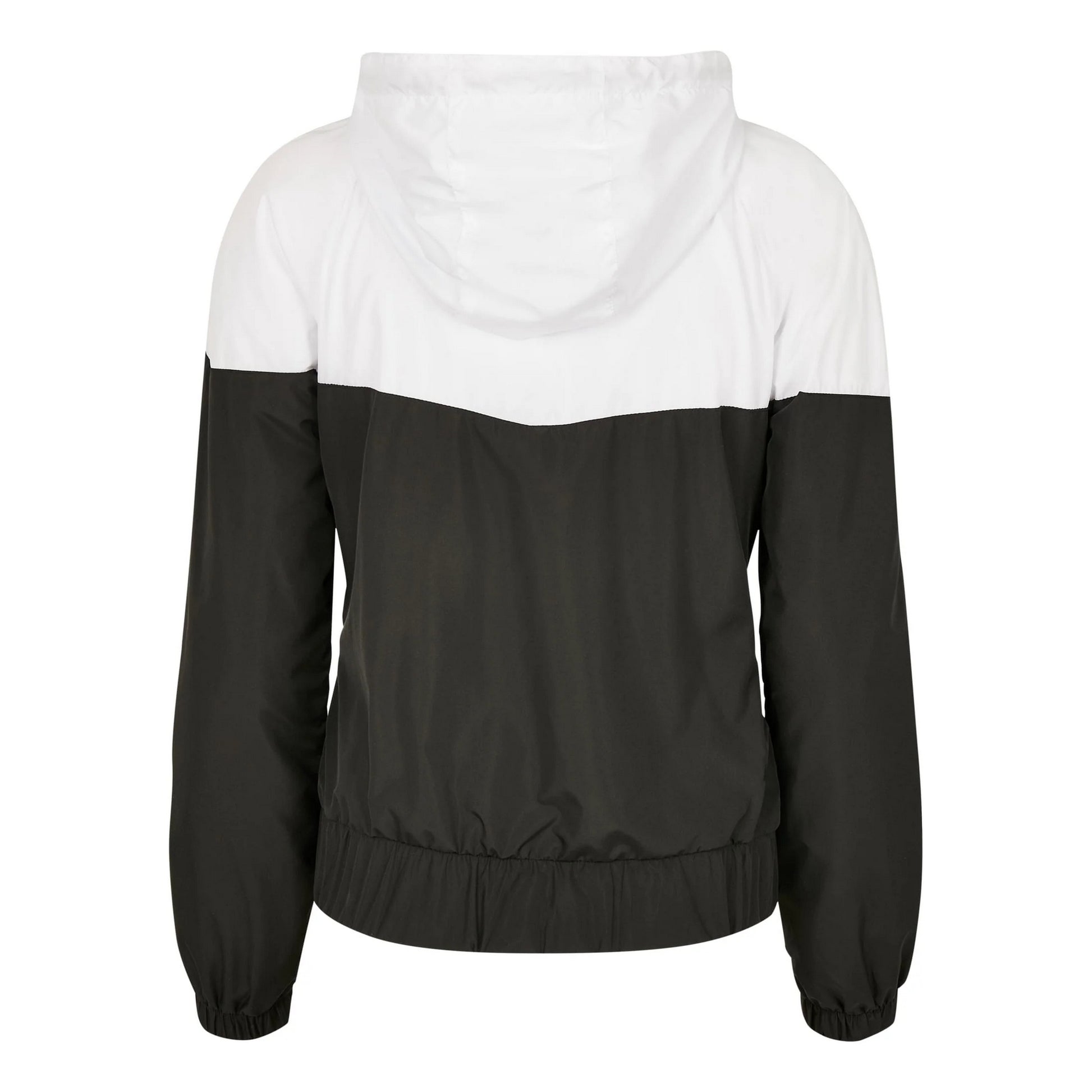 White-Black - Back - Urban Classics Womens-Ladies Arrow Windbreaker