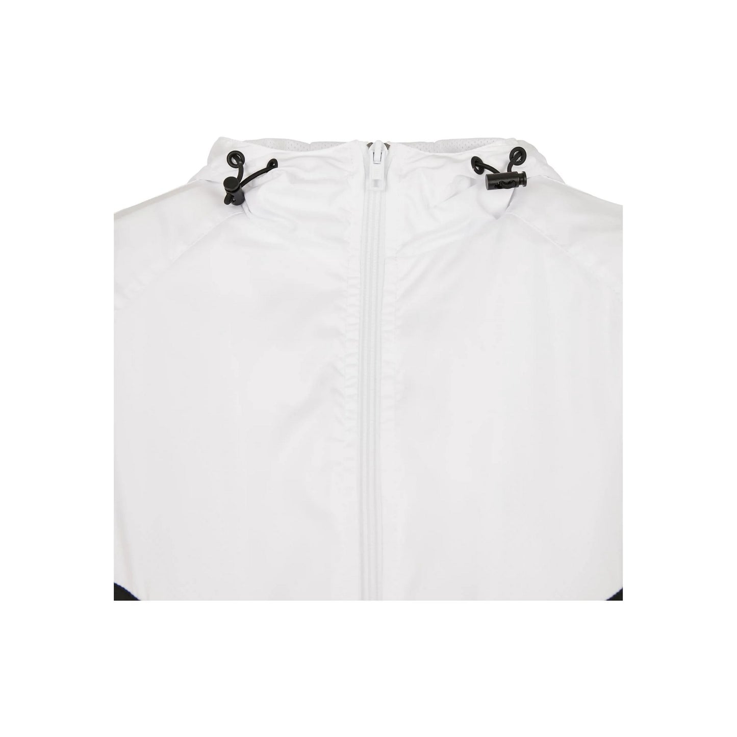 White-Black - Side - Urban Classics Womens-Ladies Arrow Windbreaker