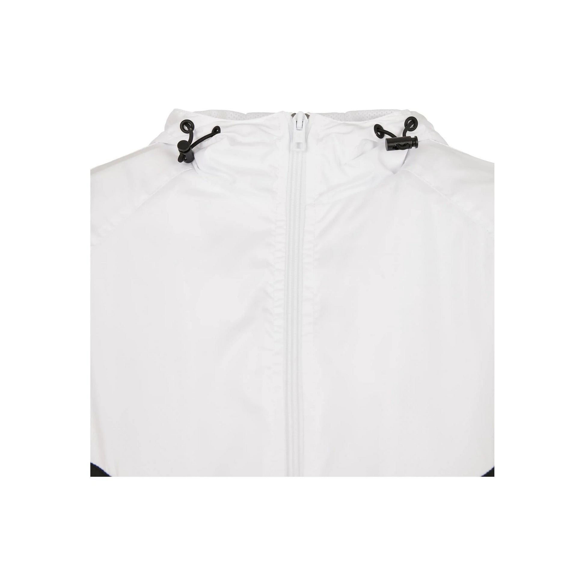 White-Black - Side - Urban Classics Womens-Ladies Arrow Windbreaker