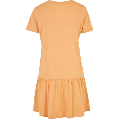 Pale Orange - Back - Urban Classics Womens-Ladies Valance T-Shirt Dress