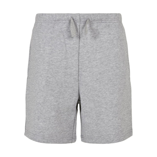 Grey - Front - Urban Classics Boys Basic Sweat Shorts
