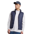 Navy - Side - Urban Classics Mens Basic Lightweight Gilet