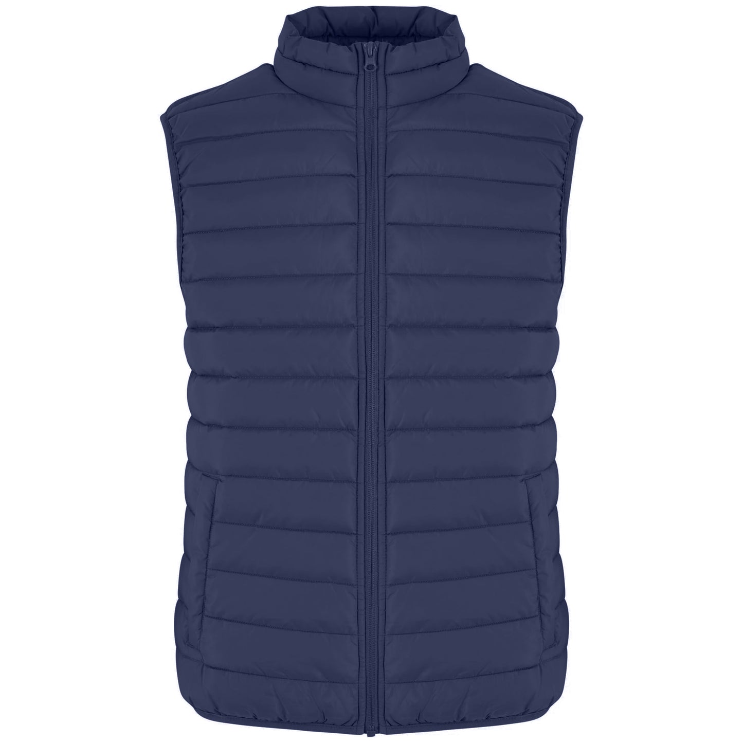 Navy - Front - Urban Classics Mens Basic Lightweight Gilet