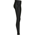 Black - Lifestyle - Urban Classics Womens-Ladies Metallic Shiny High Waist Leggings