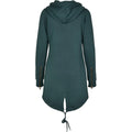 Bottle Green - Back - Urban Classics Womens-Ladies Sweat Parka