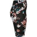 Black - Lifestyle - Urban Classics Womens-Ladies Soft Flowers Cycling Shorts