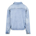 New Light Blue Washed - Back - Urban Classics Mens Heavyweight Boxy Denim Jacket