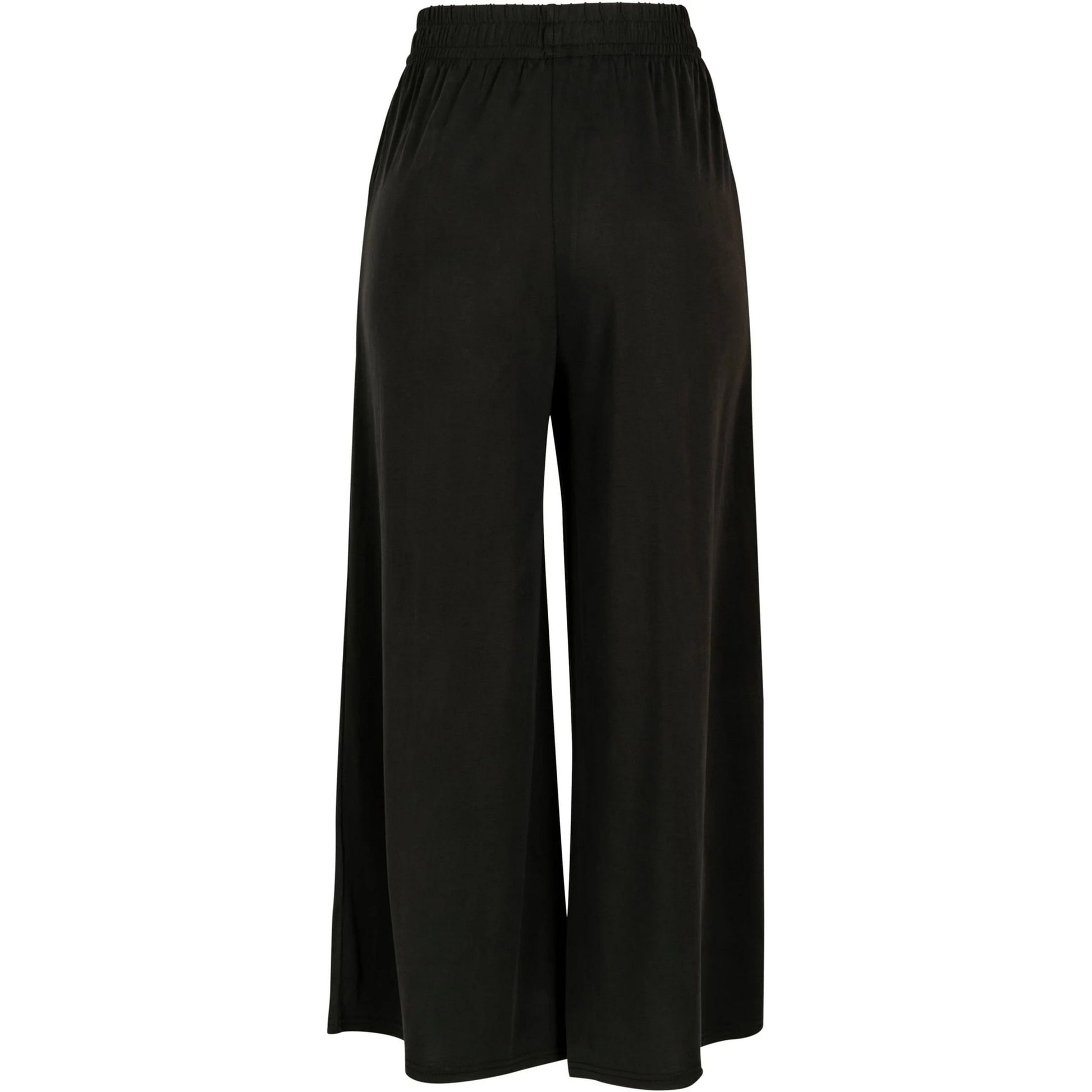 Black - Back - Urban Classics Womens-Ladies Modal Culottes