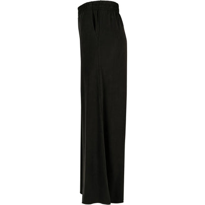 Black - Side - Urban Classics Womens-Ladies Modal Culottes