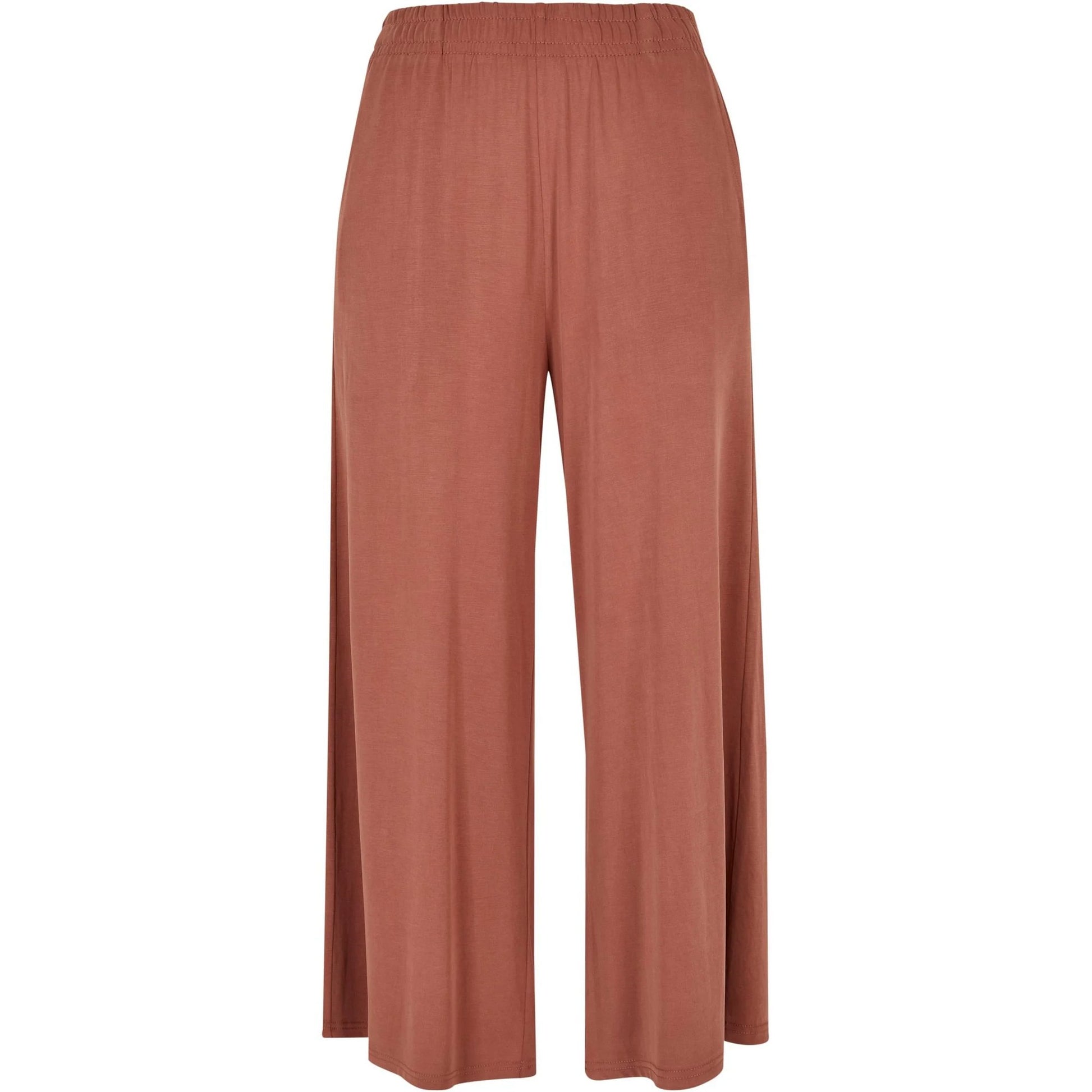Terracotta - Front - Urban Classics Womens-Ladies Modal Culottes