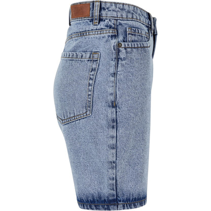 Tinted Washed Light Blue - Side - Urban Classics Womens-Ladies 90s Shorts