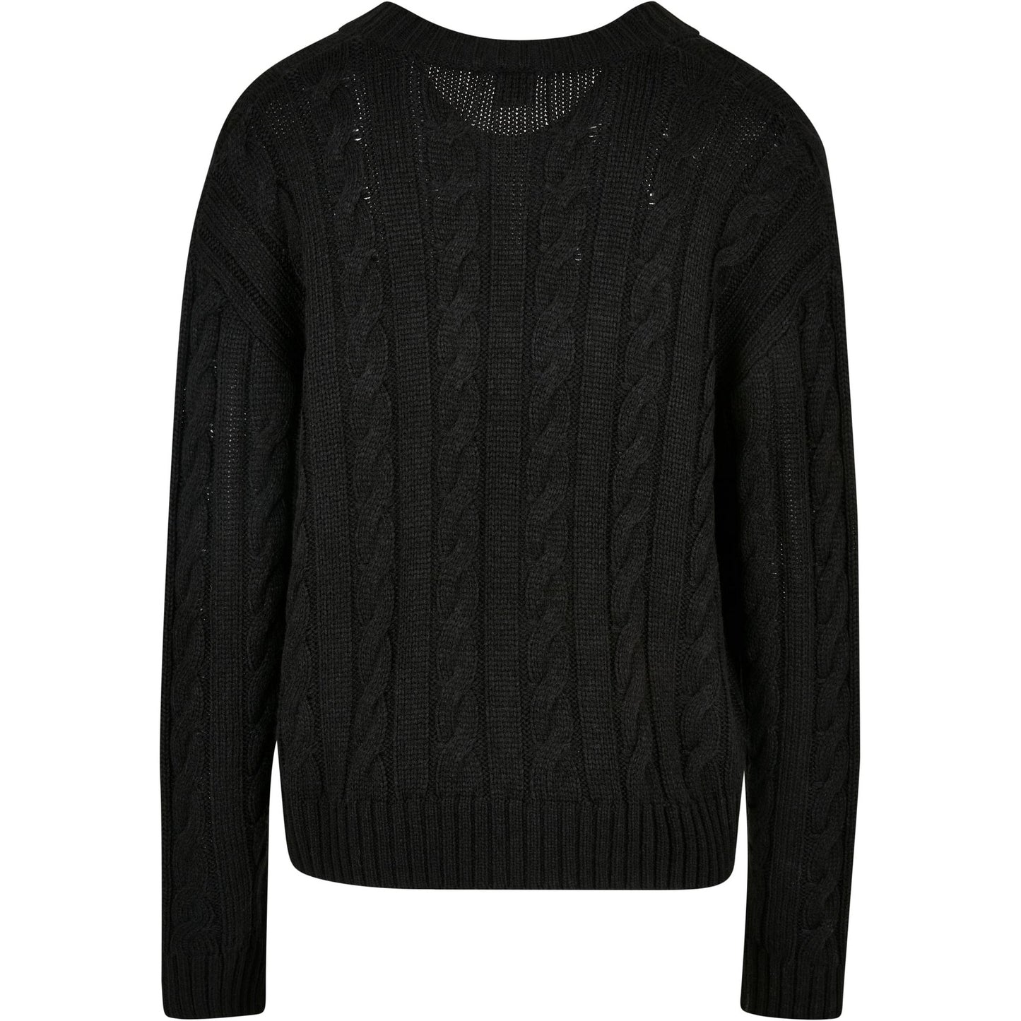 Black - Back - Urban Classics Mens Boxy Cardigan