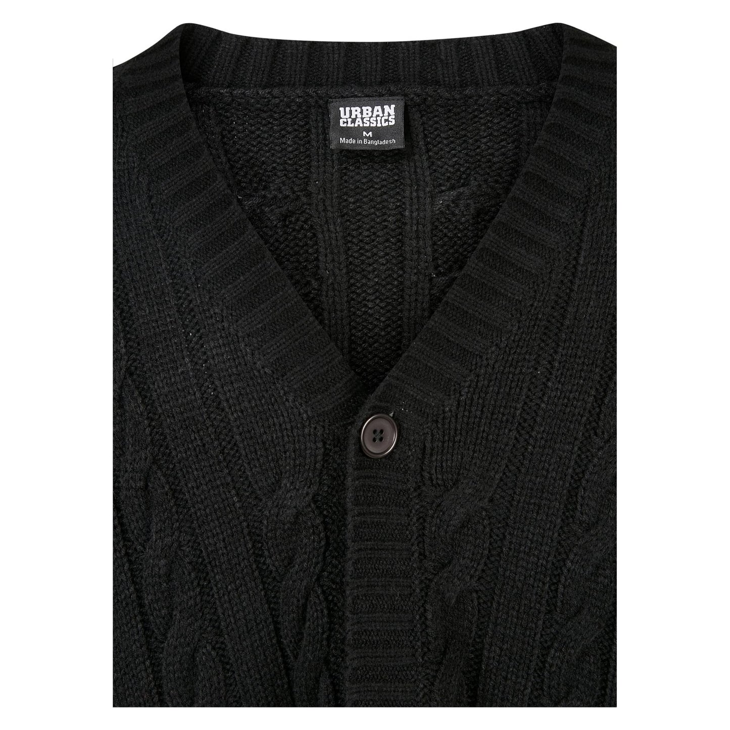 Black - Lifestyle - Urban Classics Mens Boxy Cardigan