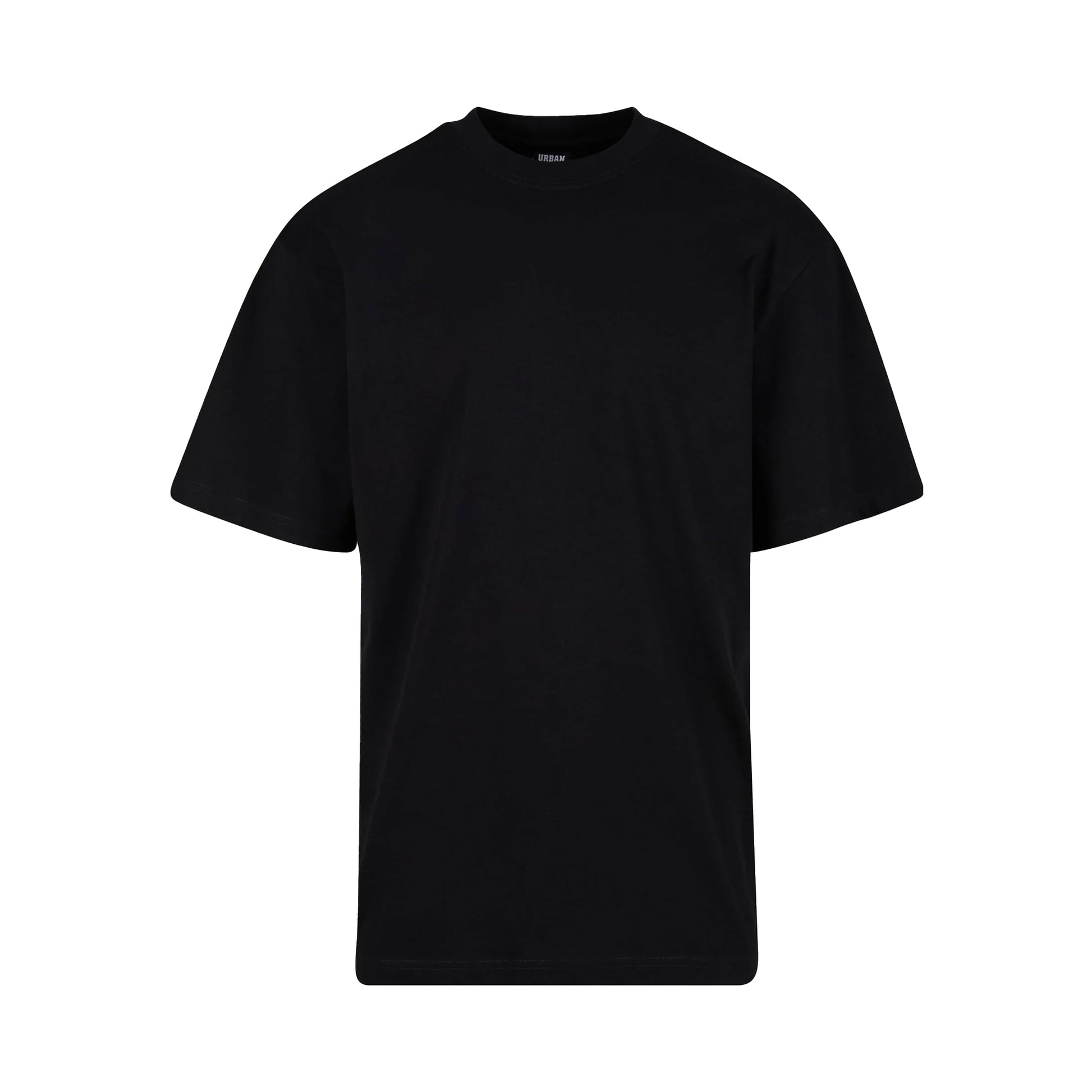 Black - Front - Urban Classics Mens Plain Tall T-Shirt