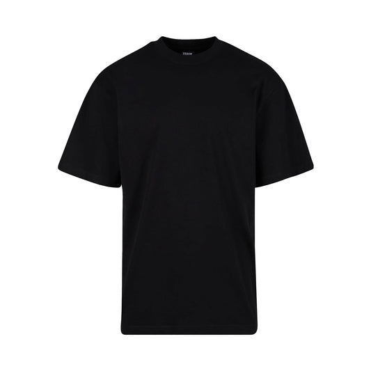 Black - Front - Urban Classics Mens Plain Tall T-Shirt
