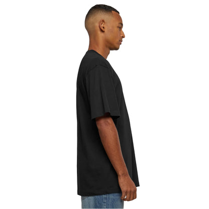 Black - Side - Urban Classics Mens Plain Tall T-Shirt