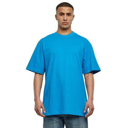 Turquoise - Front - Urban Classics Mens Plain Tall T-Shirt