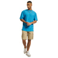 Turquoise - Side - Urban Classics Mens Plain Tall T-Shirt