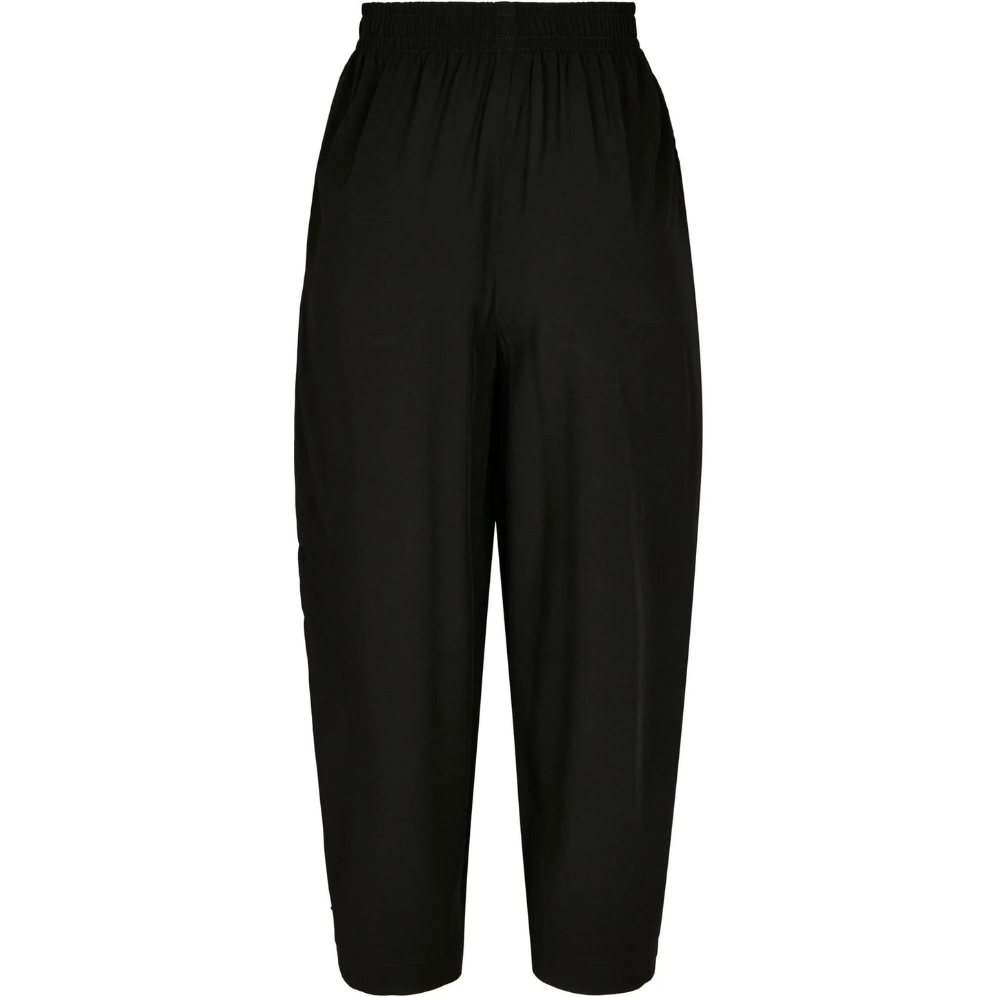 Black - Back - Urban Classics Womens-Ladies Viscose Wide Leg Culottes