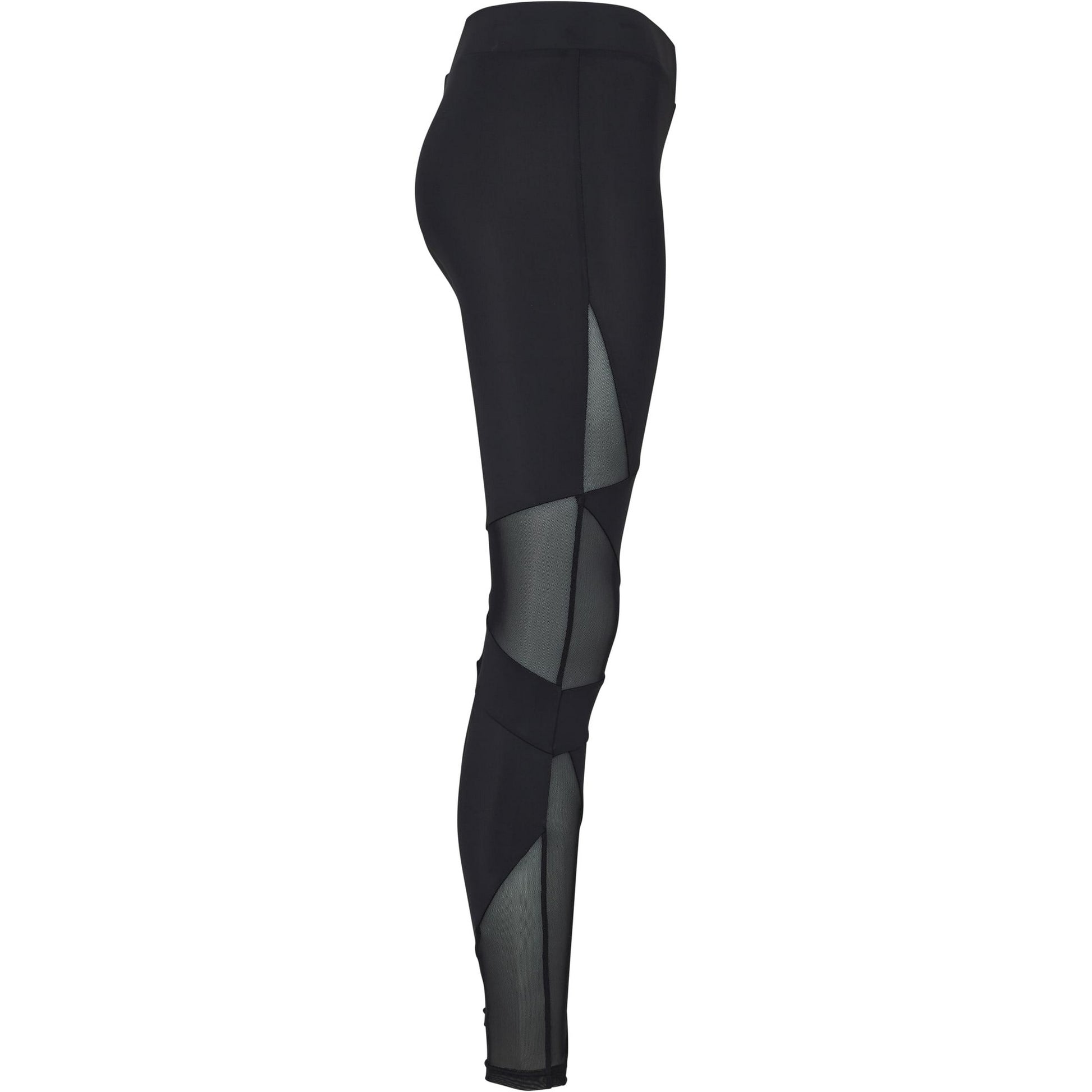 Black - Lifestyle - Urban Classics Womens-Ladies Tech Mesh Triangle Leggings