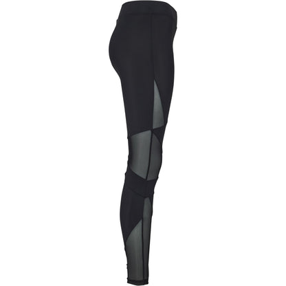Black - Lifestyle - Urban Classics Womens-Ladies Tech Mesh Triangle Leggings