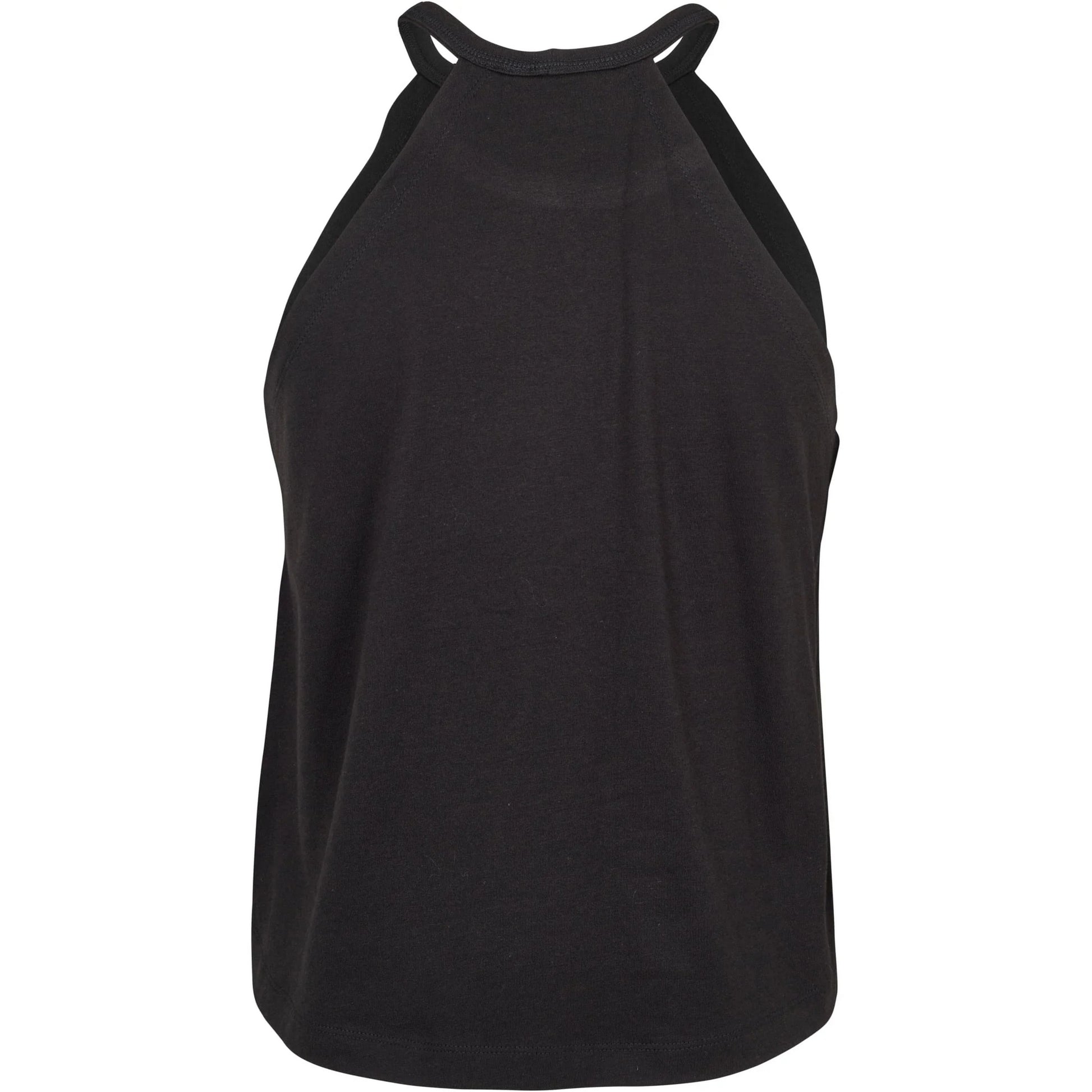 Black - Back - Urban Classics Womens-Ladies Halter Neck Tank Top