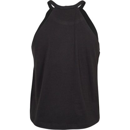 Black - Back - Urban Classics Womens-Ladies Halter Neck Tank Top