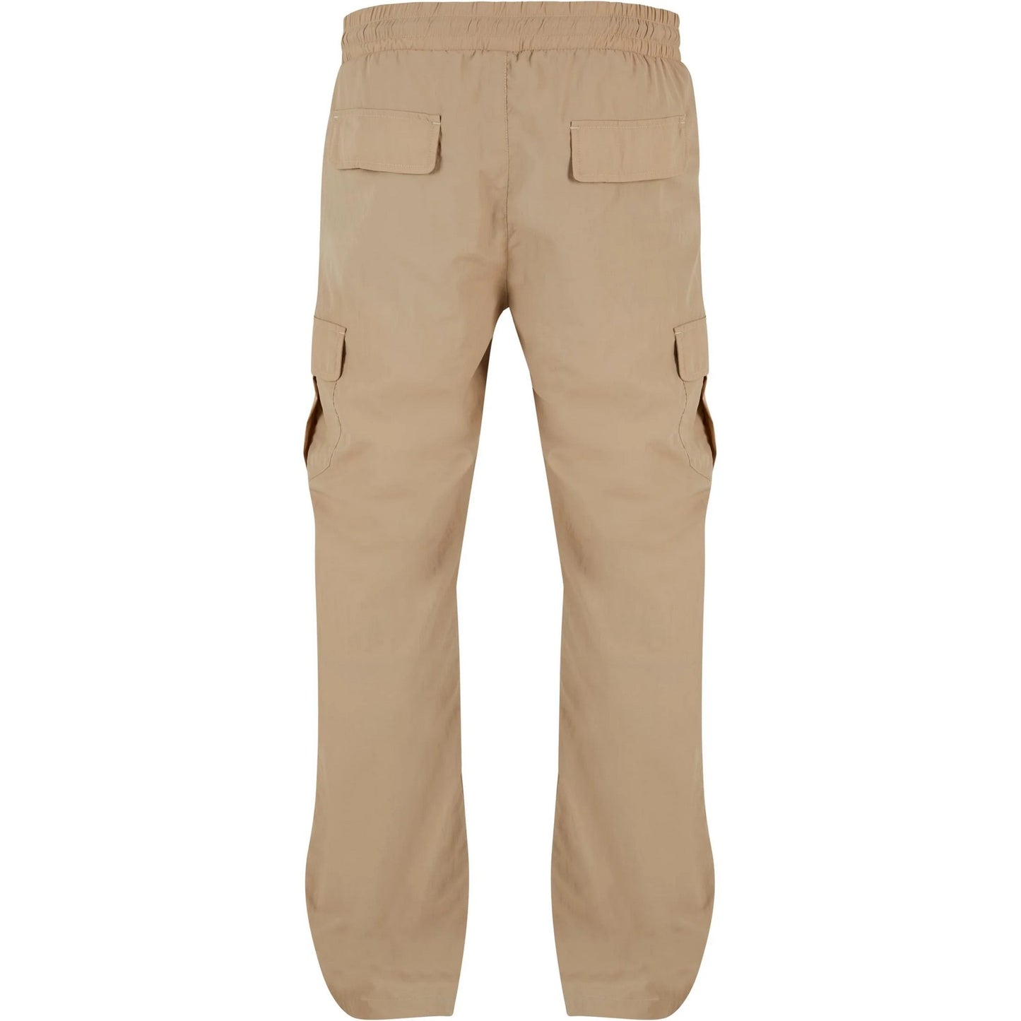 Concrete - Back - Urban Classics Mens Nylon Straight Leg Cargo Trousers