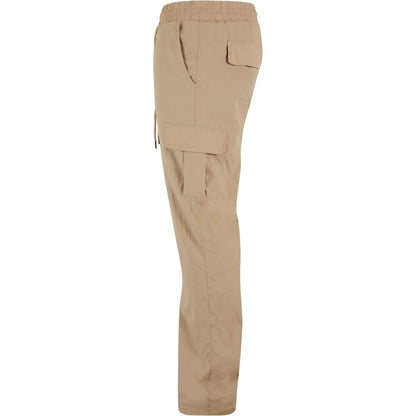 Concrete - Side - Urban Classics Mens Nylon Straight Leg Cargo Trousers
