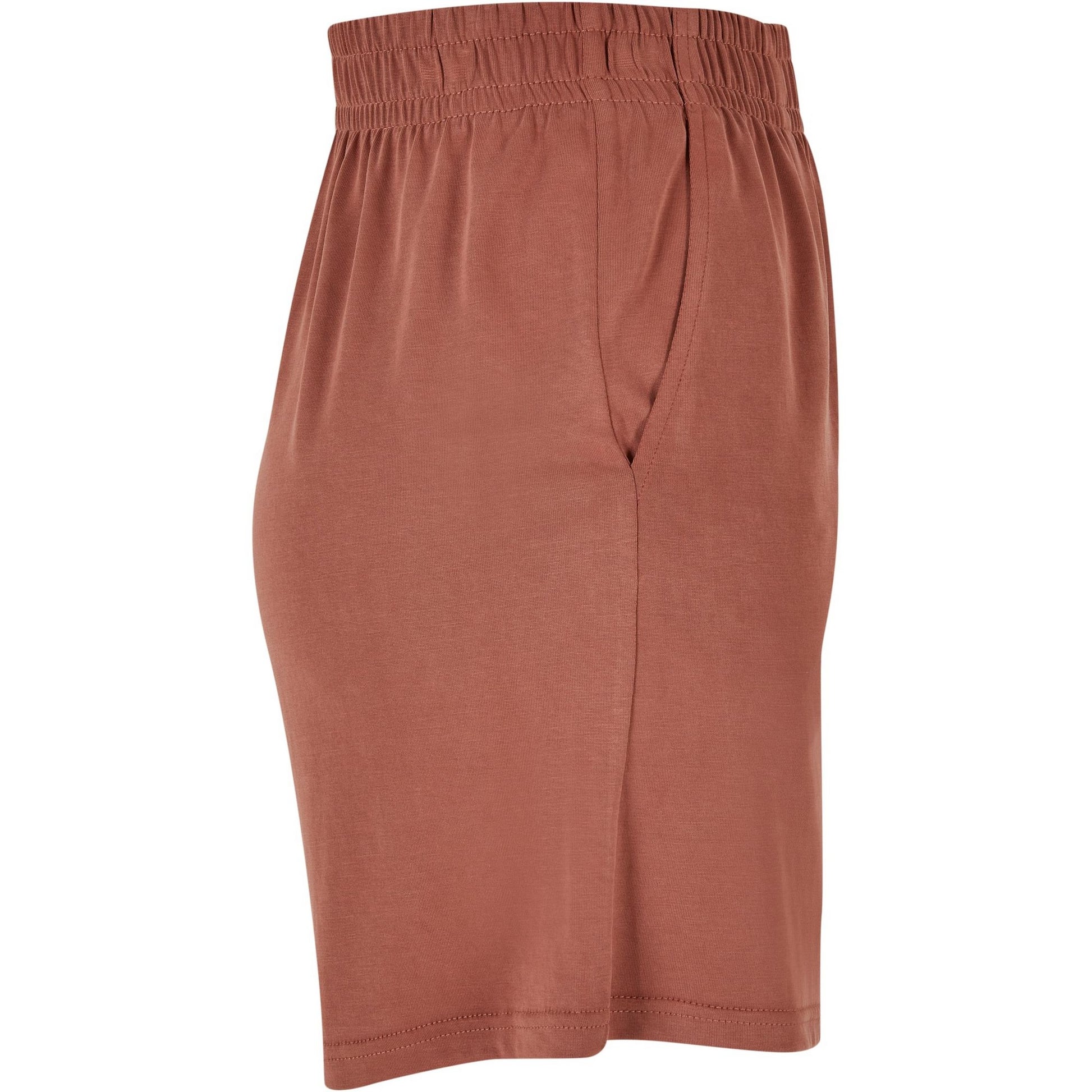 Terracotta - Lifestyle - Urban Classics Womens-Ladies Modal Shorts