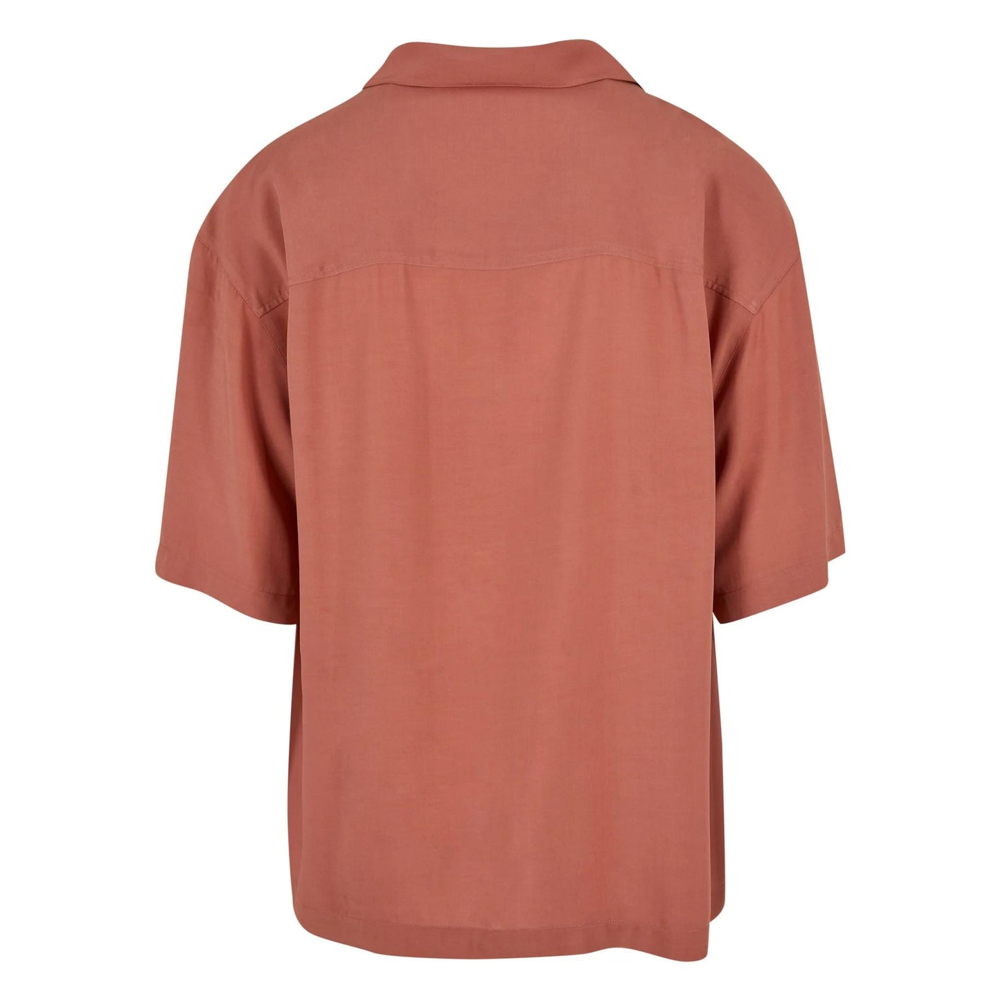 Terracotta - Back - Urban Classics Mens Oversized Resort Shirt