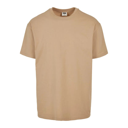 Union Beige - Front - Urban Classics Mens Basic Organic Cotton T-Shirt