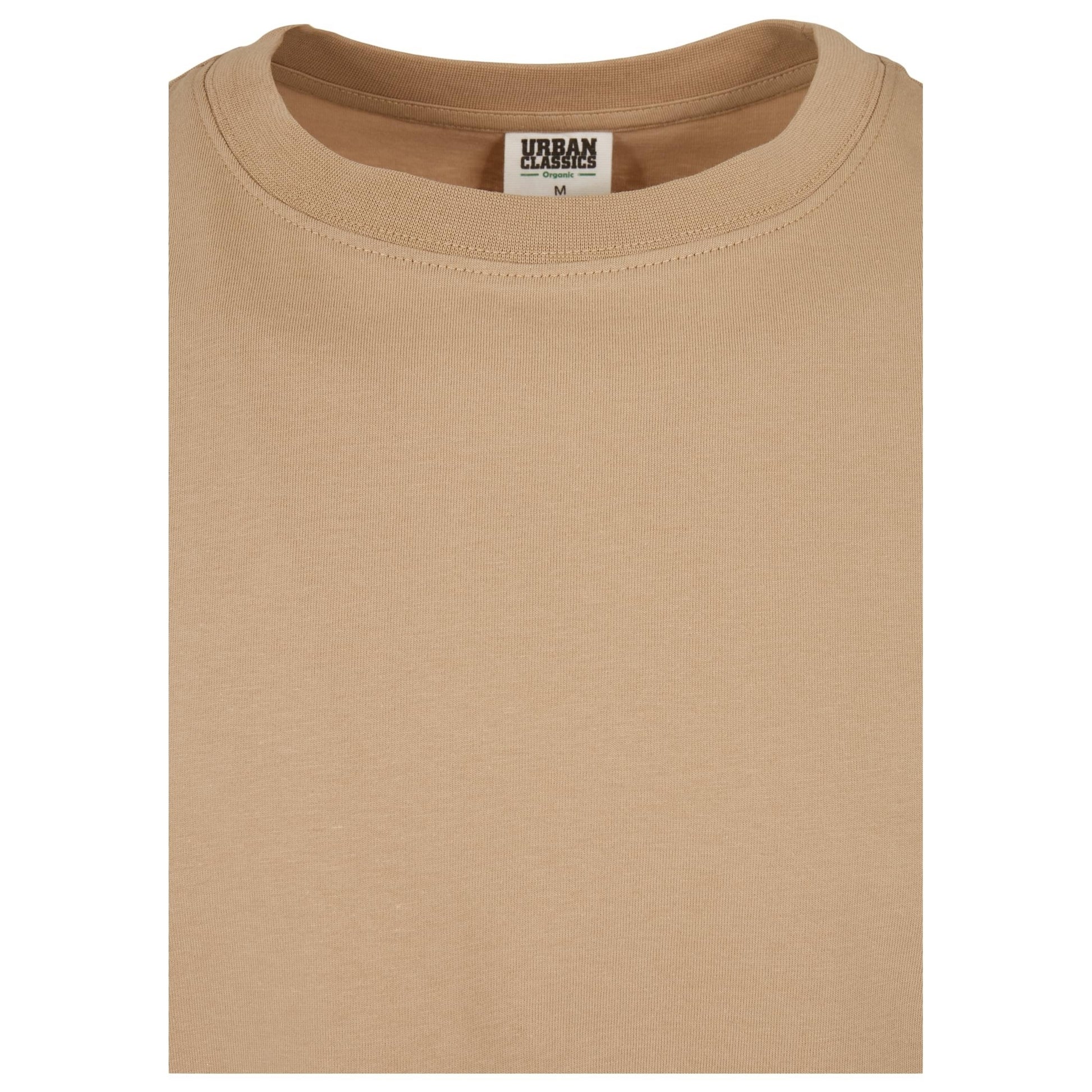 Union Beige - Side - Urban Classics Mens Basic Organic Cotton T-Shirt