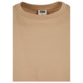 Union Beige - Side - Urban Classics Mens Basic Organic Cotton T-Shirt
