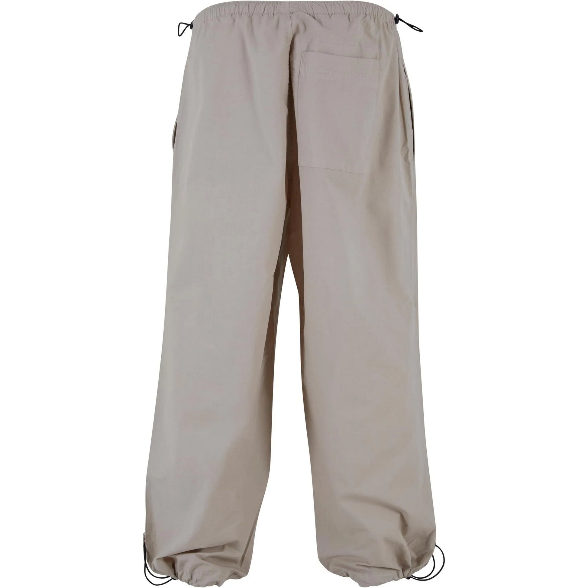 Wet Sand - Back - Urban Classics Mens Poplin Parachute Trousers