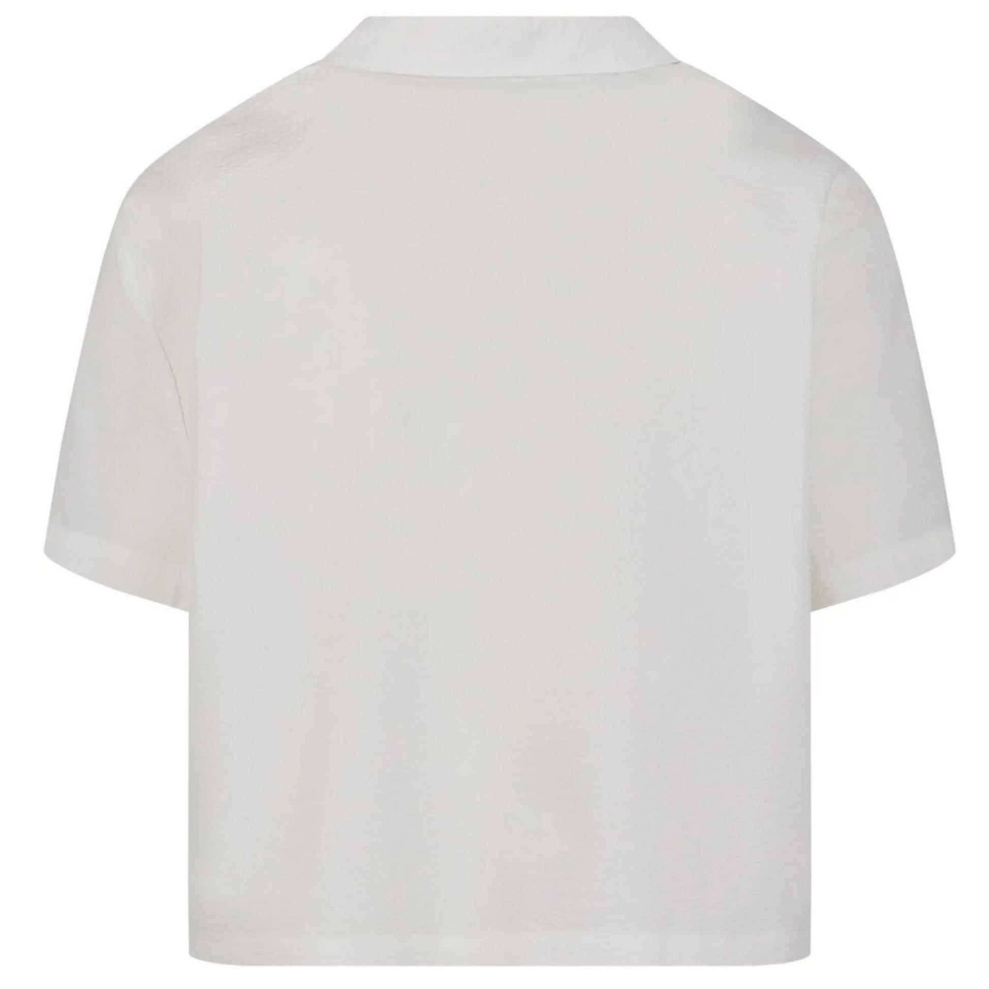 White - Back - Urban Classics Womens-Ladies Seersucker Shirt