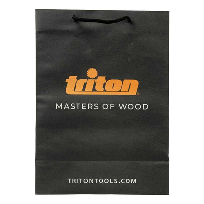 Black - Front - Triton Paper Bag