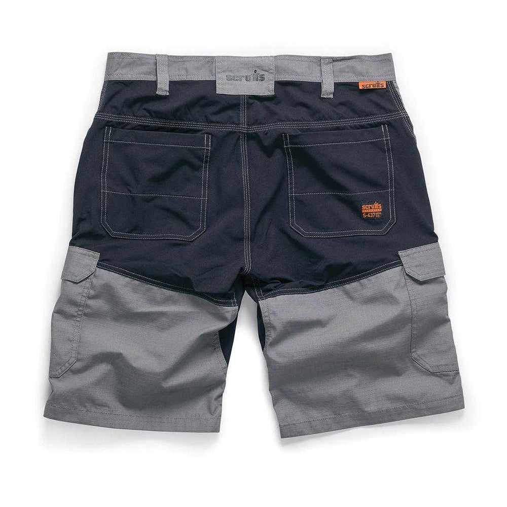 Graphite-Grey - Back - Scruffs Mens Shorts